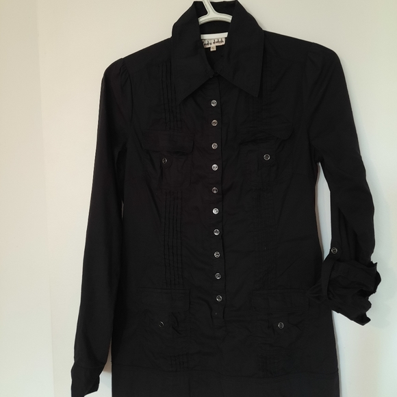 Dark blouse long sleeve - Picture 1 of 2